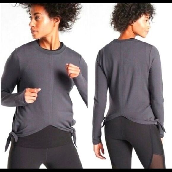Athleta Tops - Athleta Samsara Side Tie Sweatshirt